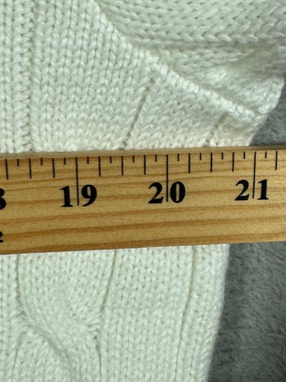Polo Ralph Lauren Sweater Mens M White USA American Flag Cable Knit Cotton $428 - Picture 7 of 12